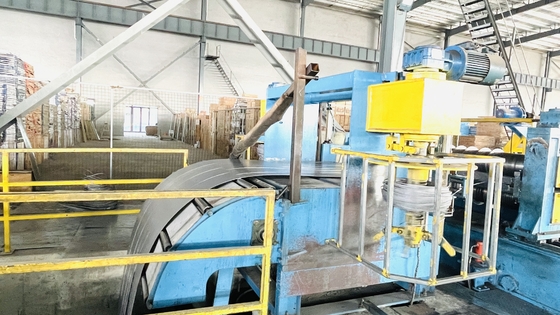 0.05mm Metal Sheet Slitting Machine CR Carbon Steel Untuk Bahan Cold Rolling