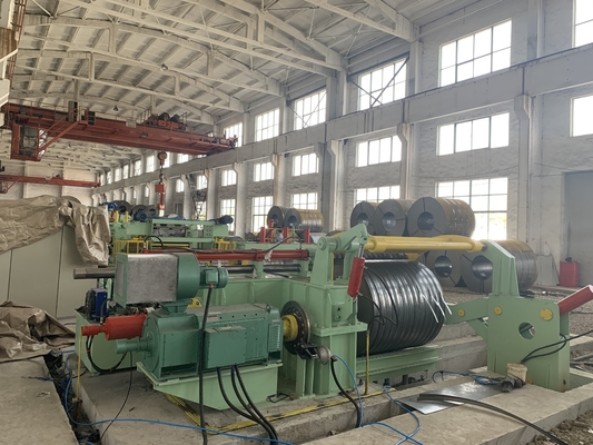 MA (0,4-2,0) X1300mm CNC cold roll slitting line dengan masa pakai peralatan desain lebih dari 20 tahun