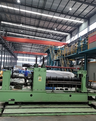 Mesin Slitting 0,2-3mm untuk Tegangan Lembaran Logam 380V / 50HZ