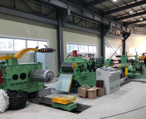 Mesin Penggorok Strip Tembaga Otomatis 90KW Dengan Tensioner yang Dapat Disesuaikan