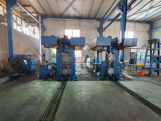 Coil Width 200mm Cold Rolling Mill Two Stand 150m / Min 4hi Untuk Baja Karbon