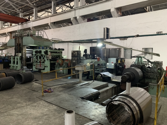 Two Stands Continuous Cold Rolling Mill 700mm Dengan Daya Motor AC 480KW Siemens PLC