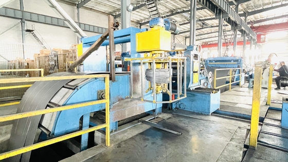 20m / Min Mesin Slitter Otomatis Presisi Tinggi Untuk Plat Baja Berwarna