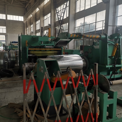 Ketebalan 0,3-3mm Steel Coil Slitting Line Machine Peralatan Slitting Baja Galvanis