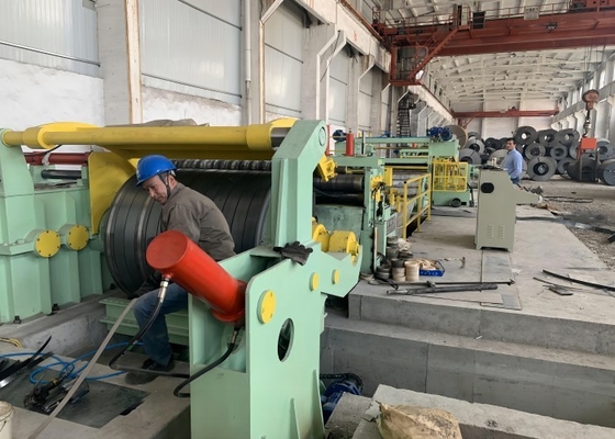 MAZS- (0,3-2) × 1300mm Metal Coil Slitter untuk Bahan gulungan: baja karbon, baja tahan karat, pelat galvanis dan sebagainya