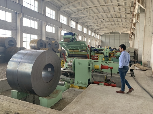 MA-(1~6) ×1600mm Steel Coil Slitting Line dengan 132KW coil max 30T kecepatan slitting 60-100M/min