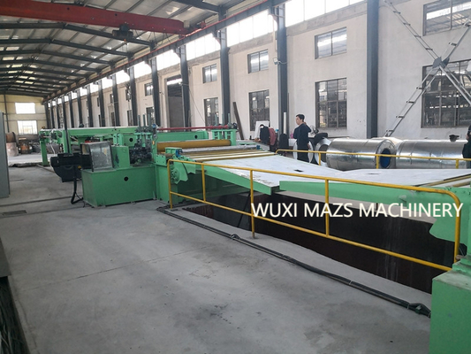 Otomatisasi MA 3X1600mm untuk Coil Cut lama – Garis Blacking To-Length dengan Presisi Tinggi