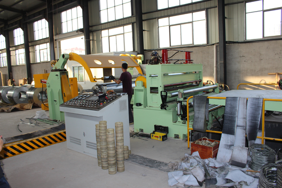 MA-(0,3-2)×1300mm Metal Coil Slitter untuk pasar Iran dengan kecepatan tinggi untuk ketebalan 0,3-2mm