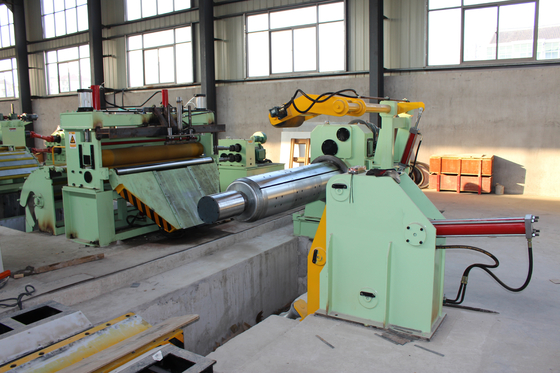 MA (0,3- 3) X1600mm Mesin Slitting Strip Baja Tegangan Tinggi Ketebalan Pemotongan Dapat Disesuaikan
