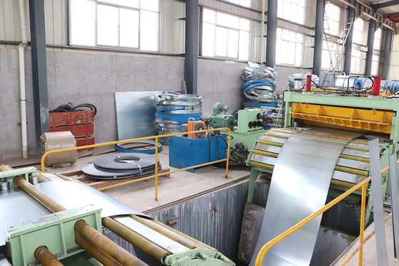 Mesin Slitting Strip Baja Cr12 Blade dengan HRC58-62 Hardness Coil OD hingga 1500mm
