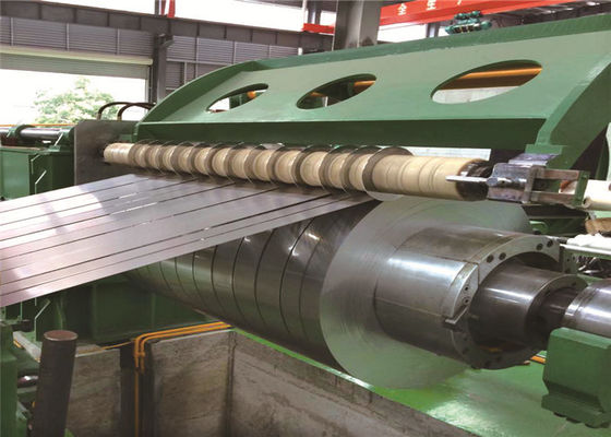 600mm Metal Coil Slitting Machine Dengan Single Arm Hydrualic Decoiler