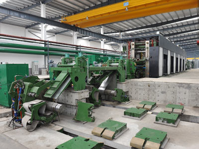 1200m / mnt 4 Peralatan Cold Rolling Mill Hi Steel