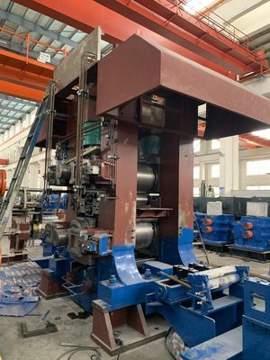 Ø205×750/Ø650×700 750mm Empat Hi Membalikkan mesin Cold Rolling Mill dengan AGC dikendalikan oleh PLC untuk hot-r non-pengawetan