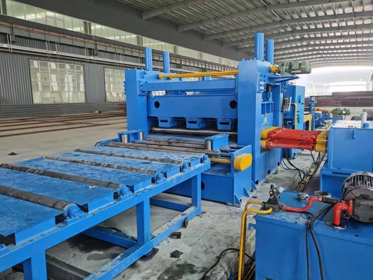 3 Fase 1000mm Coil Cut Ke Garis Panjang Dengan Sistem Hidrolik